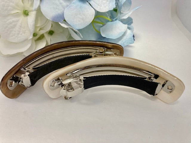 Large sized curved Hair barrette