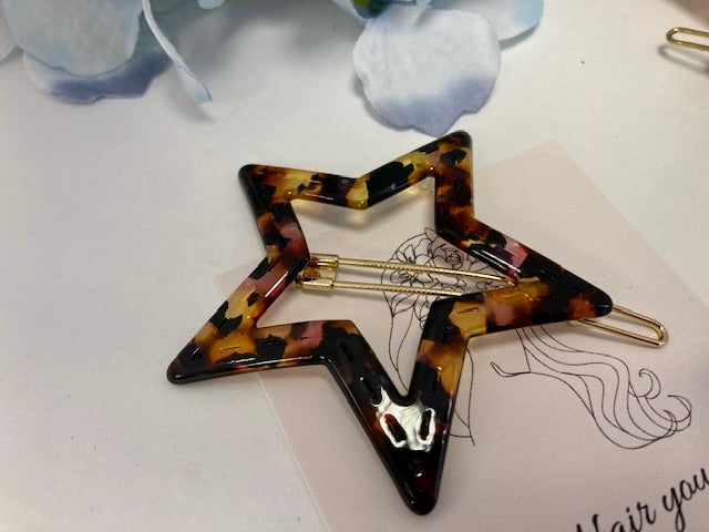 Beautiful Star Hair slide in Premium Acetate