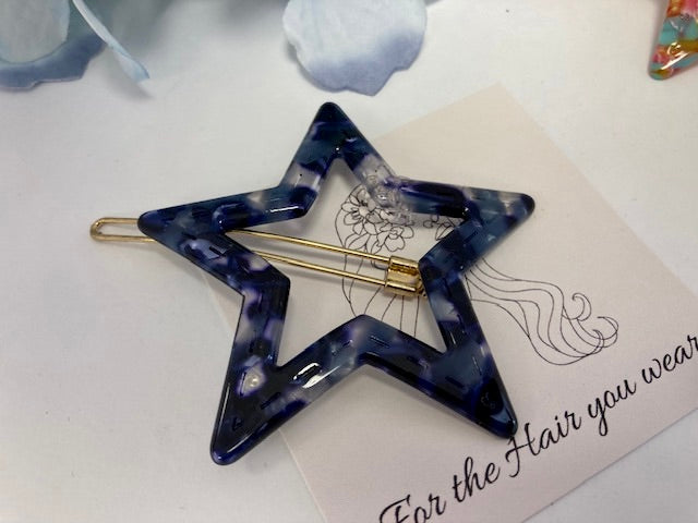 Beautiful Star Hair slide in Premium Acetate