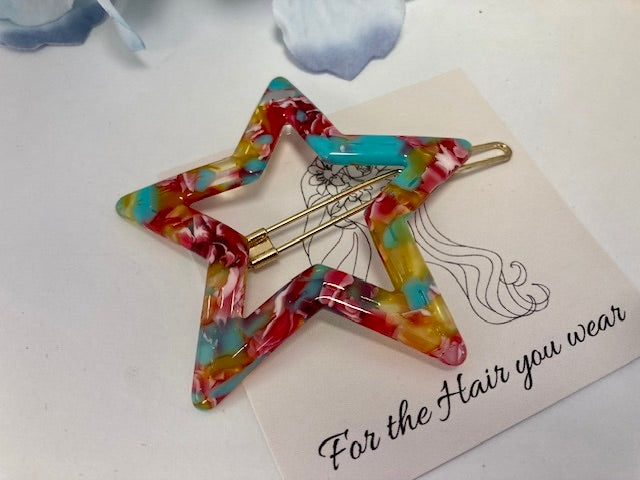 Beautiful Star Hair slide in Premium Acetate