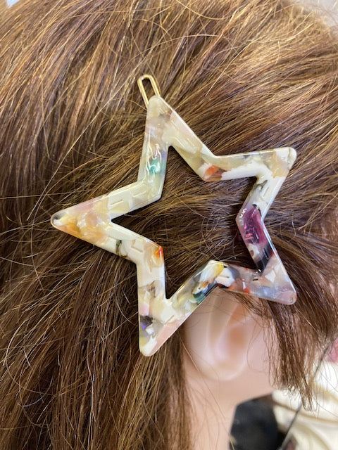 Beautiful Star Hair slide in Premium Acetate