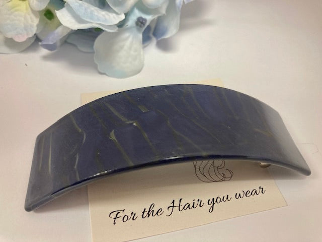 Classic large Curved hair barrette